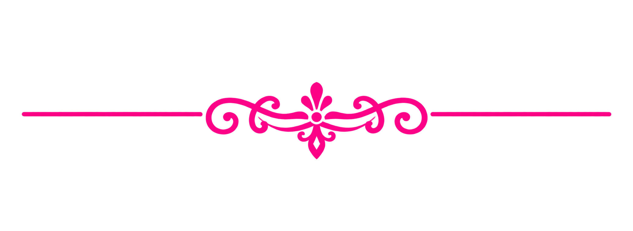 Pink ornamental divider