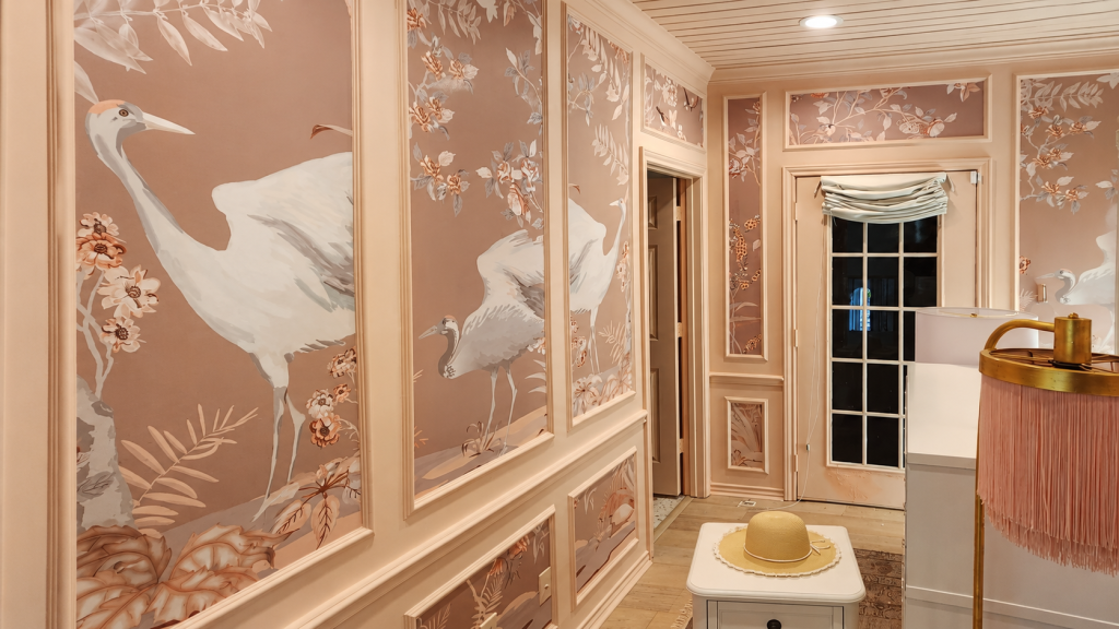 Birds Garden: A Blush Botanical Retreat