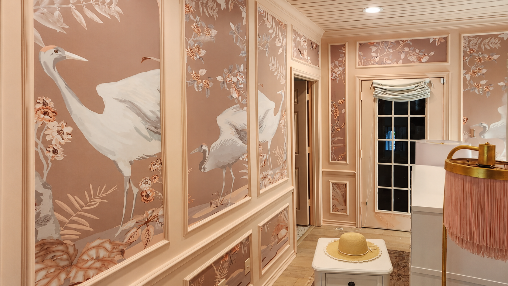 Birds Garden: A Blush Botanical Retreat