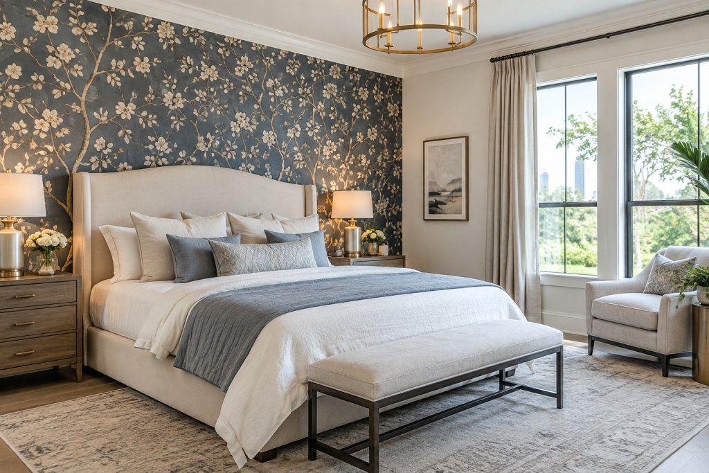 Accent Walls wallpaper design inspiration for a Houston home