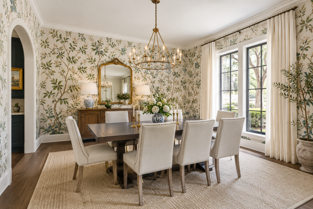 Whole Rooms wallpaper design inspiration for a Houston home